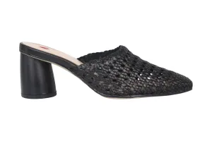 '9-106838-0100' women's heeled sandal - black