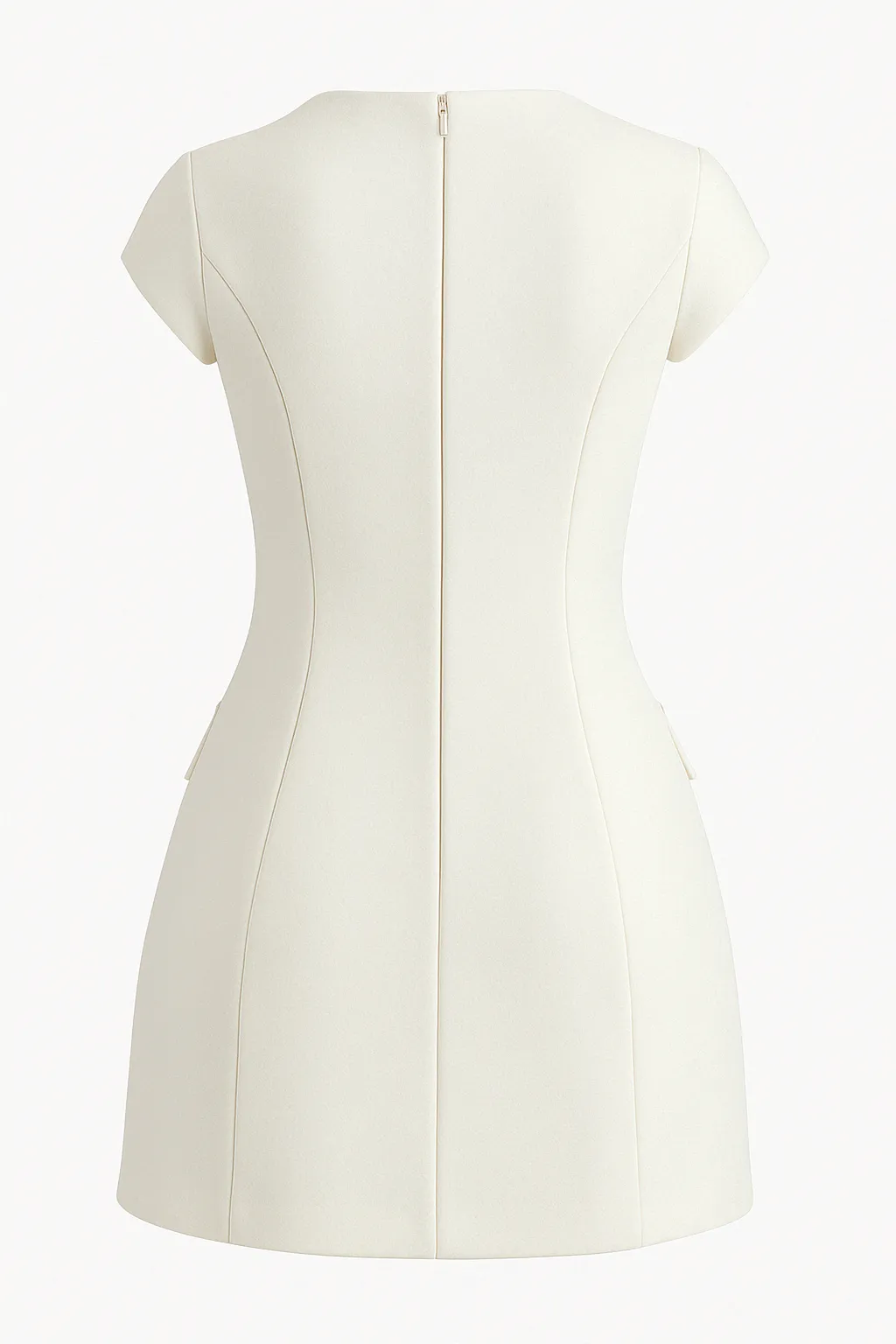 A-LINE SHORT SLEEVE MINI DRESS
