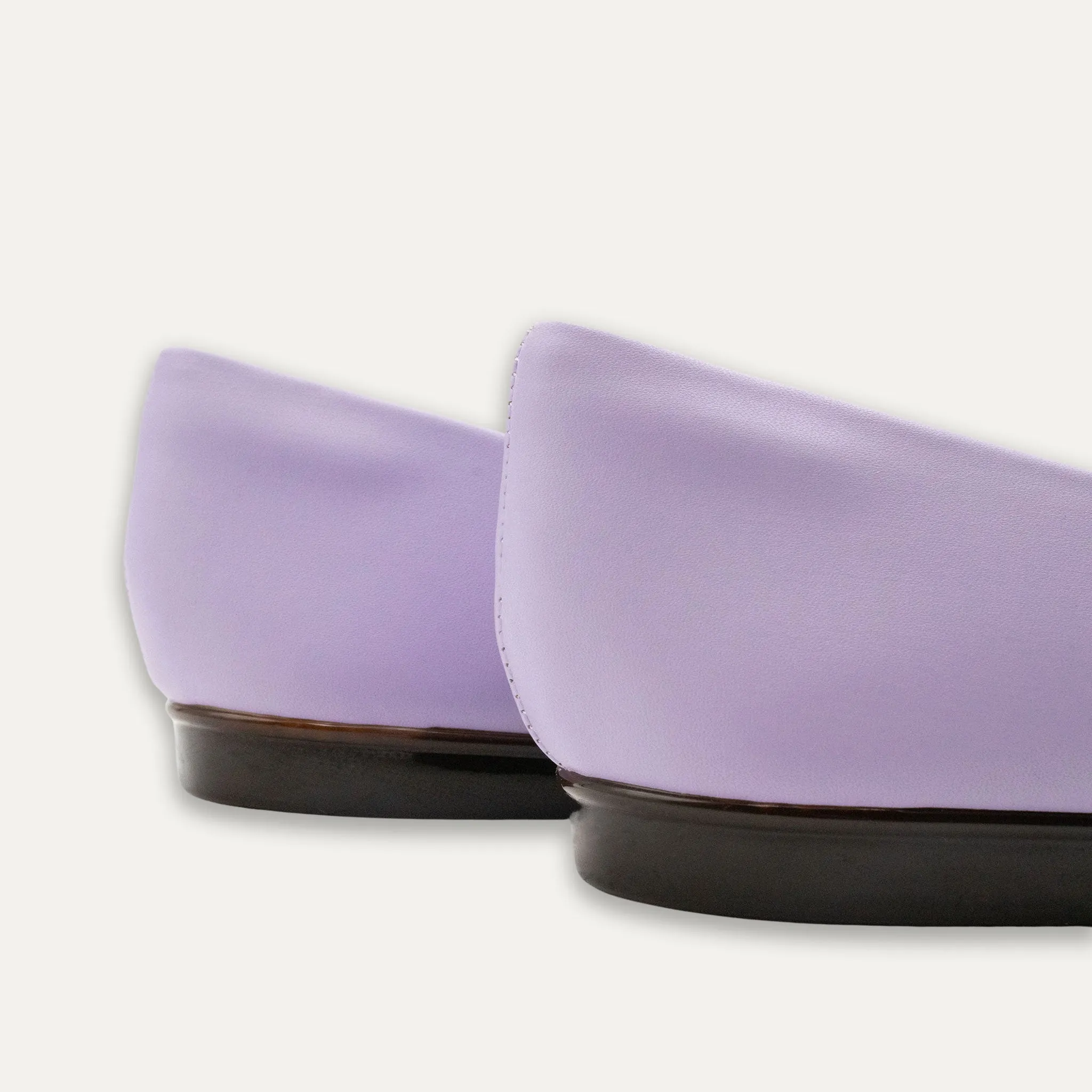 Aitana Tye Mauve Pointed Toe Flats