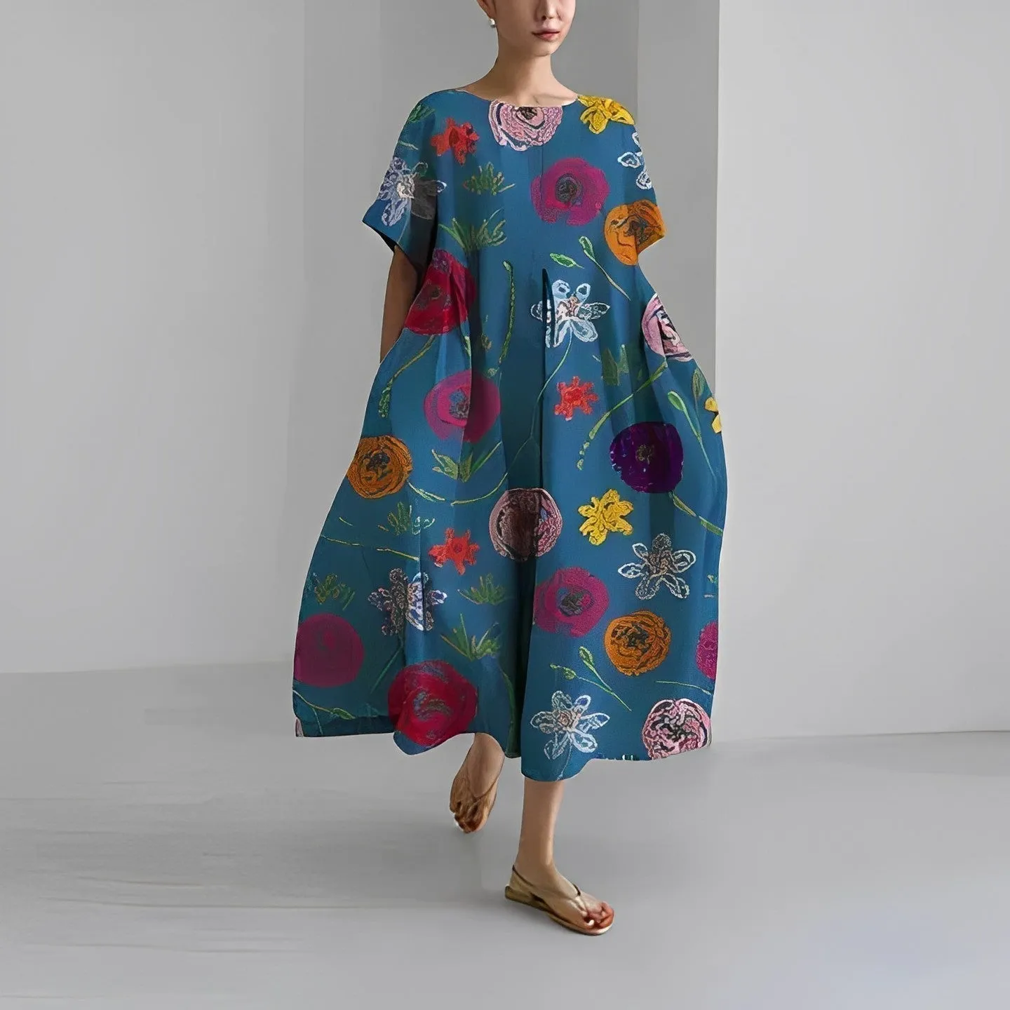 Alessia - Bohemian floral dress