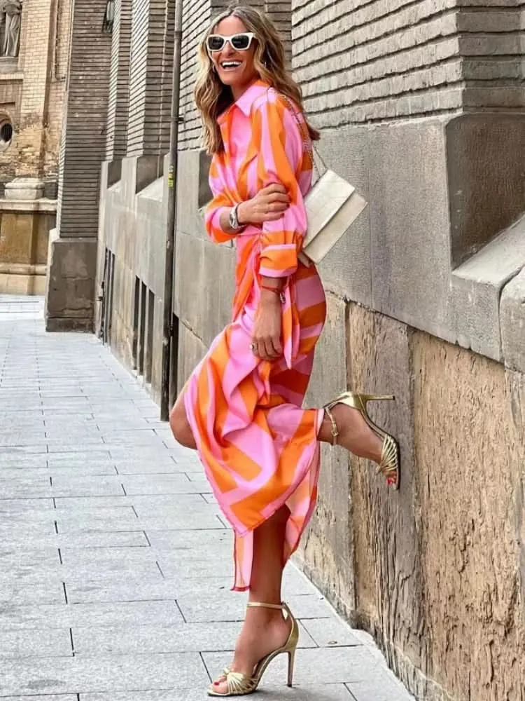 Alina | Printed Wrap Dress