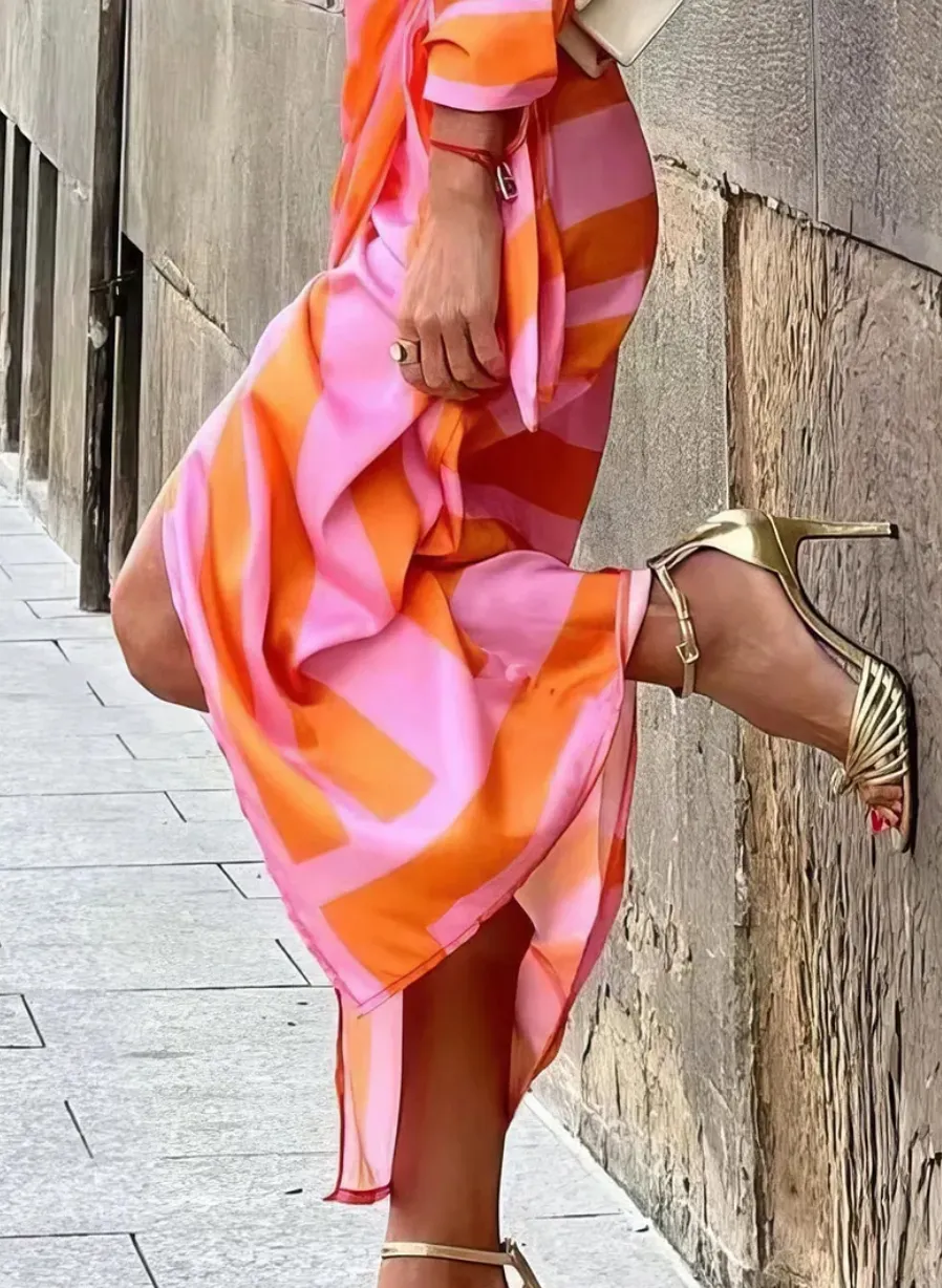 Alina | Printed Wrap Dress