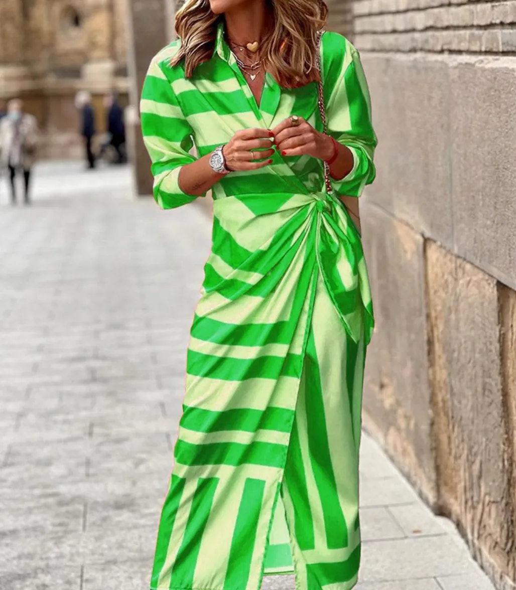 Alina | Printed Wrap Dress