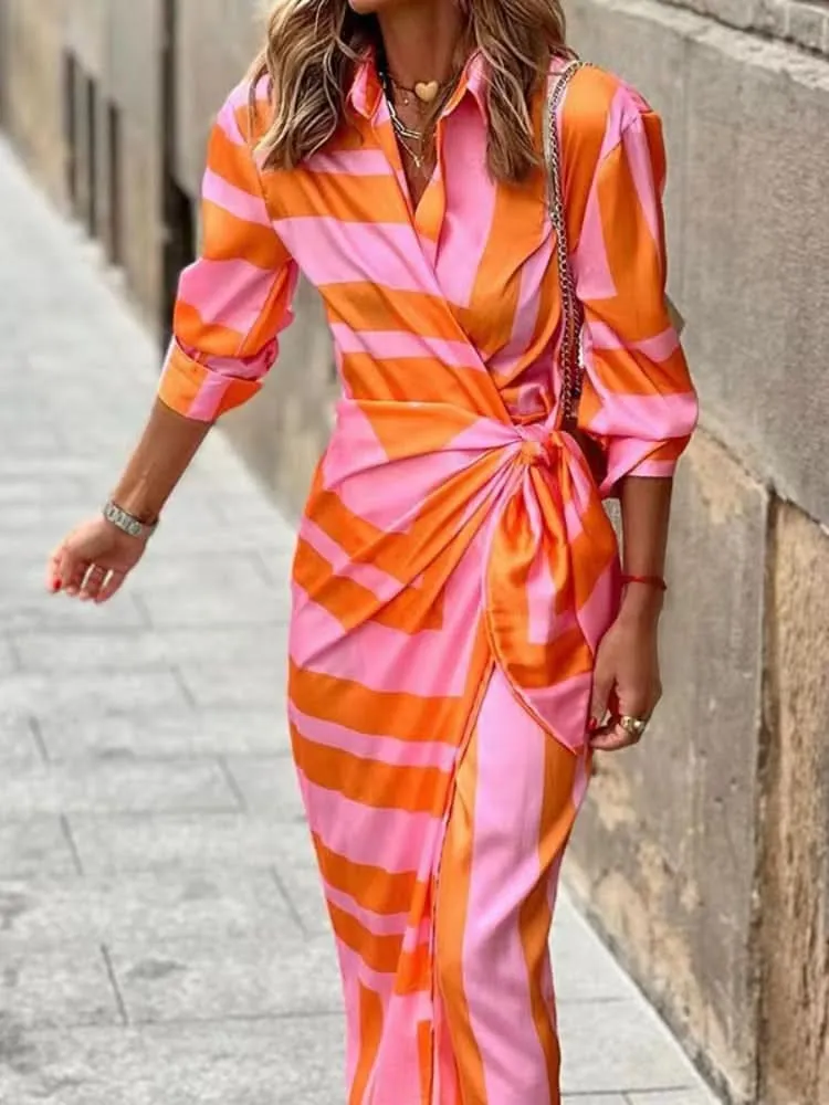 Alina | Printed Wrap Dress