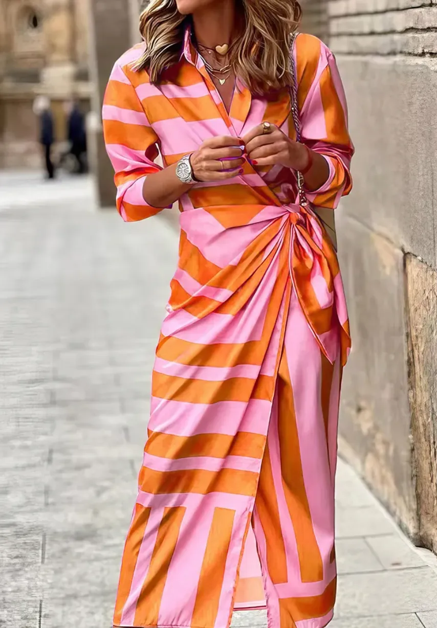 Alina | Printed Wrap Dress