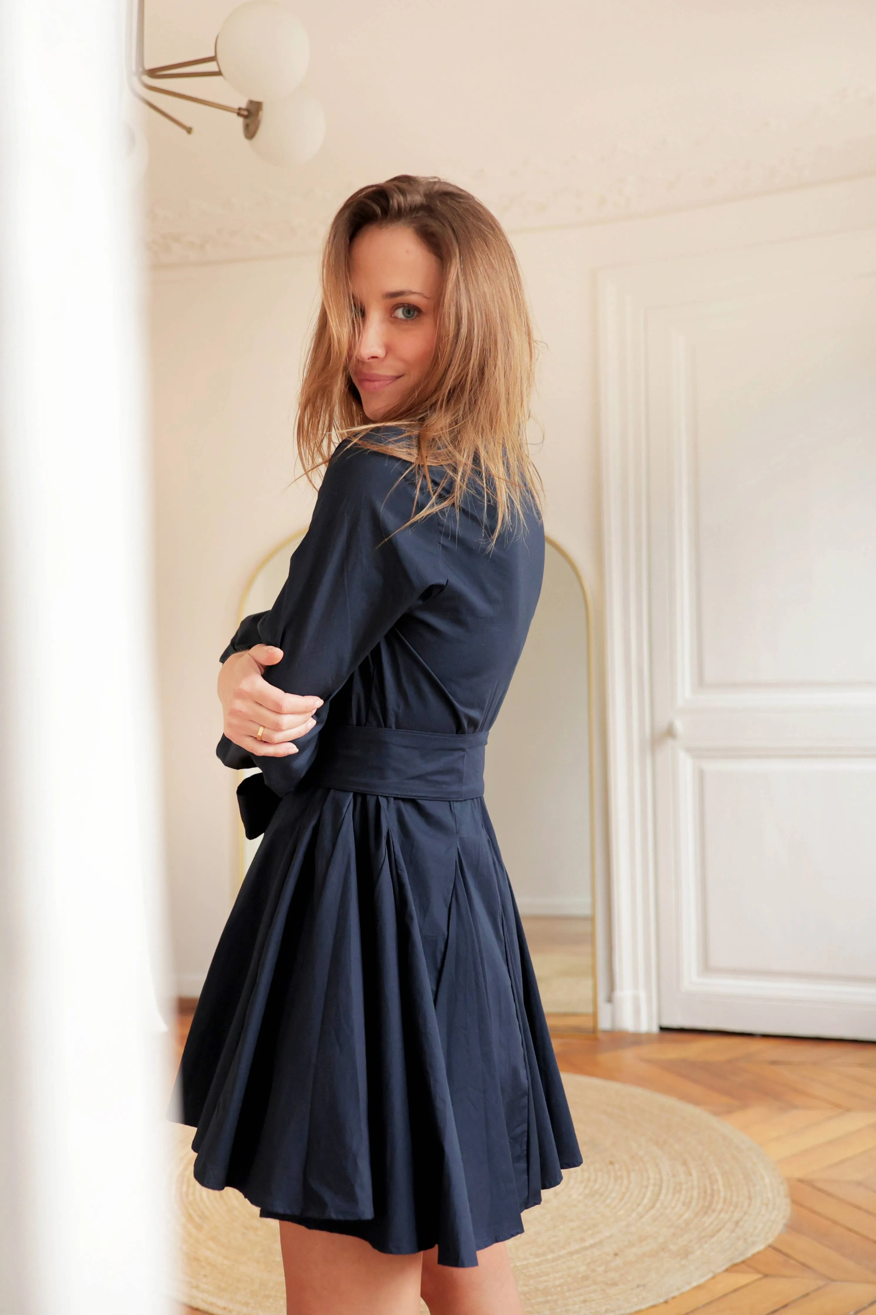 Aly Cotton Shirt Dress by Laura Laval Paris