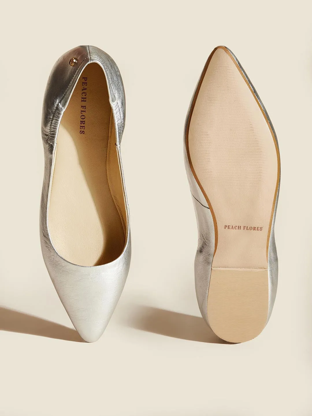 Amara Leather Flats