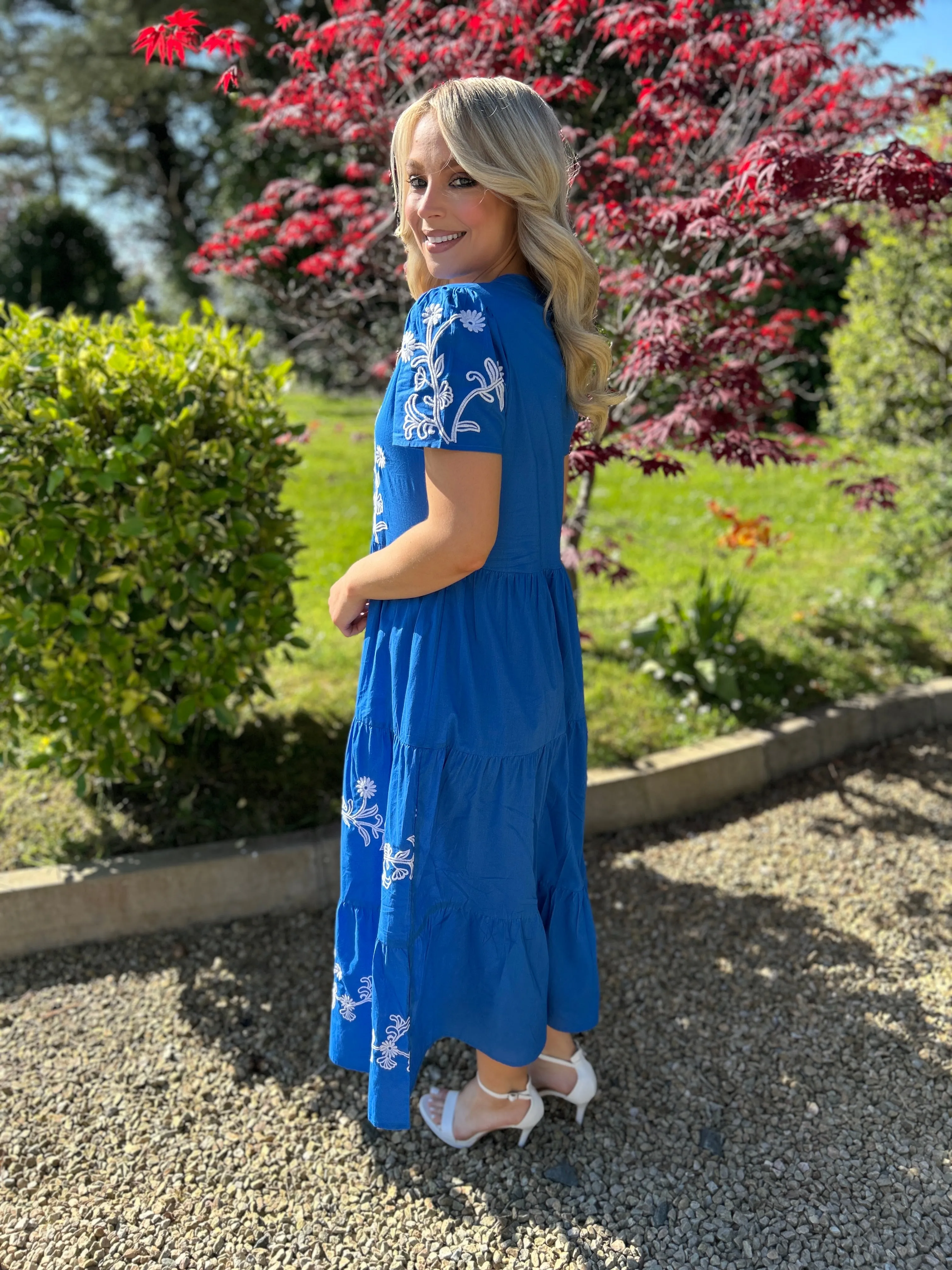 Arina Tiered Midi Dress