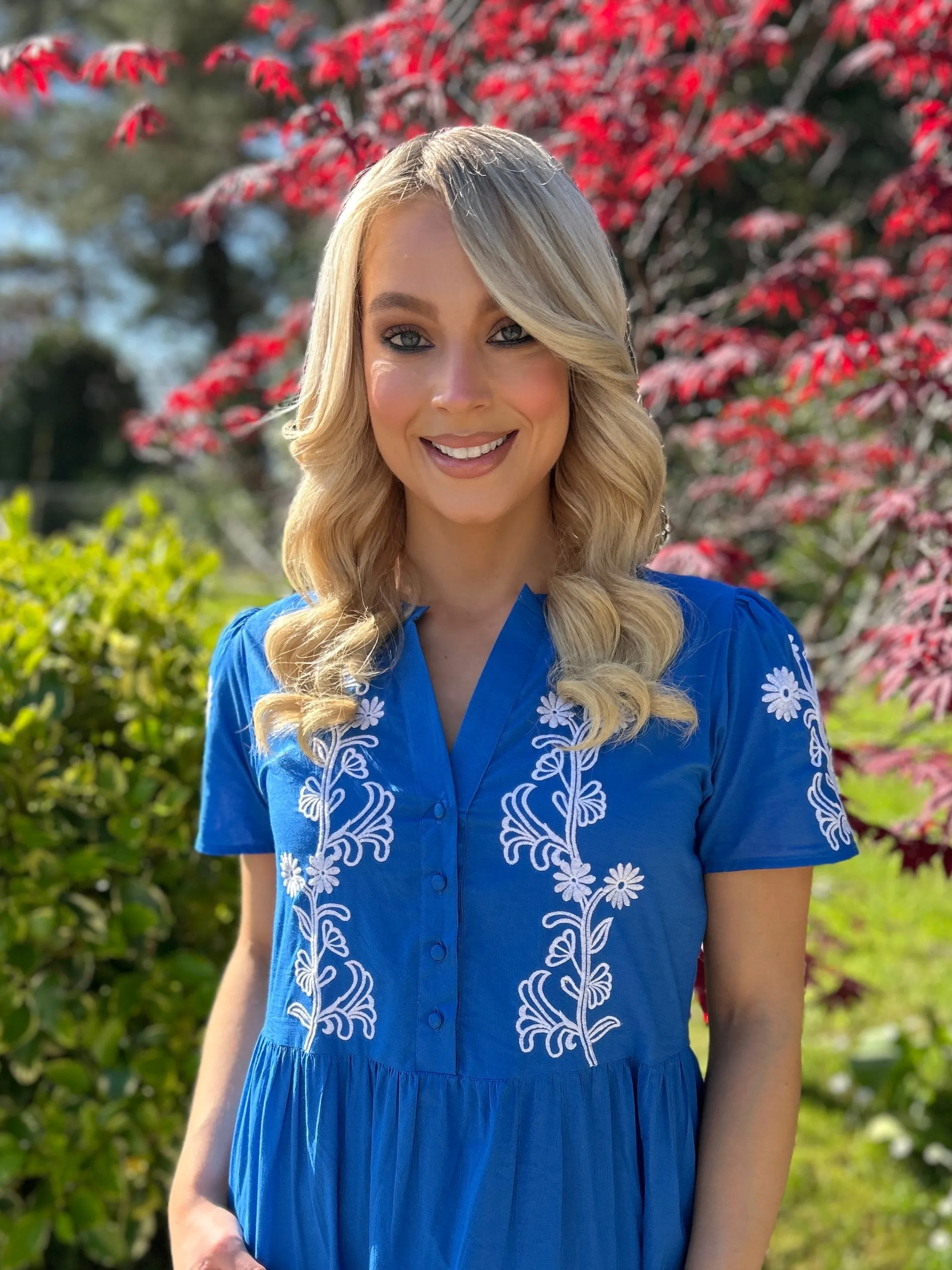 Arina Tiered Midi Dress