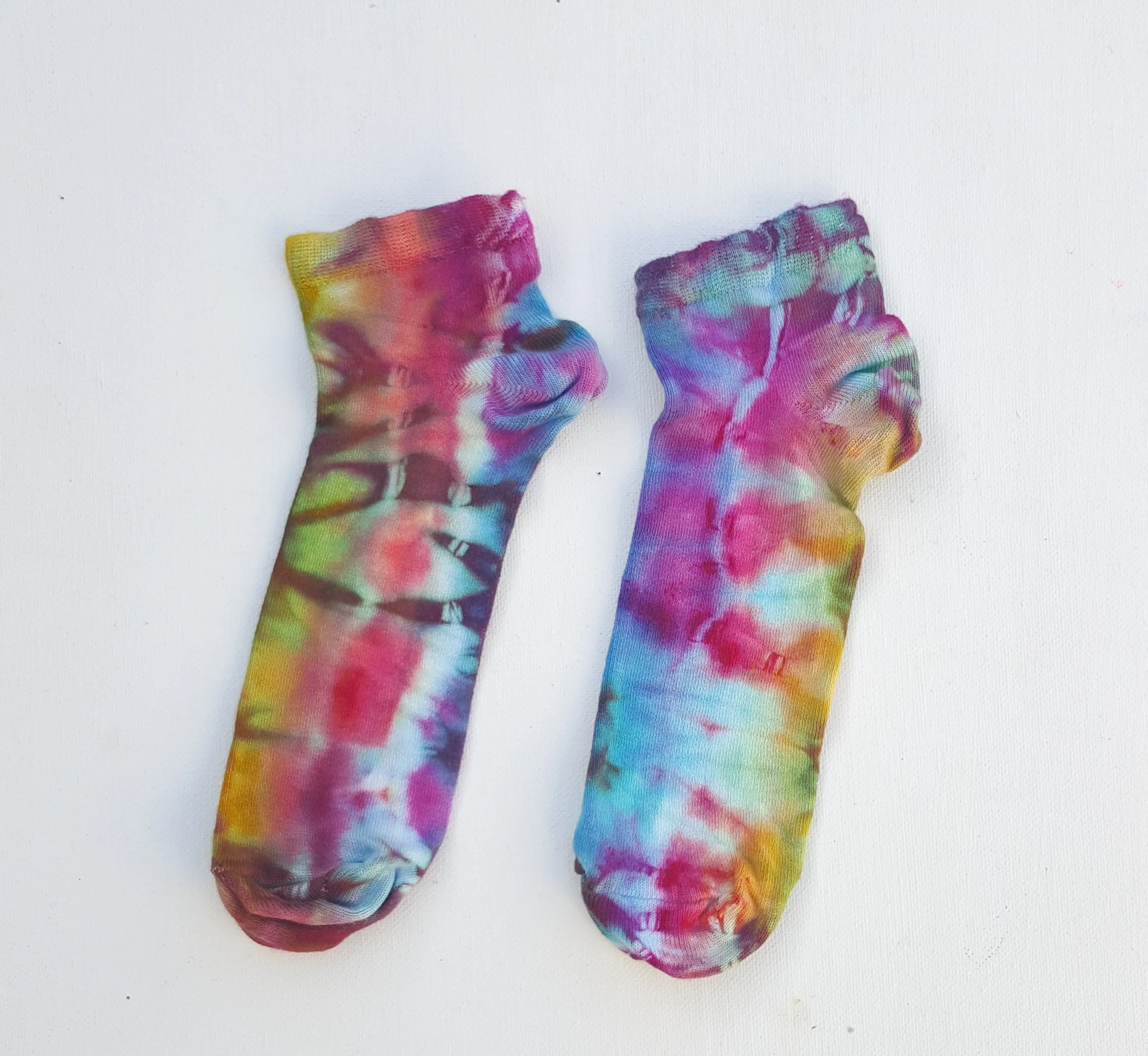 Bamboo Trainer Socks Women's Ice Dye Assorted Colours