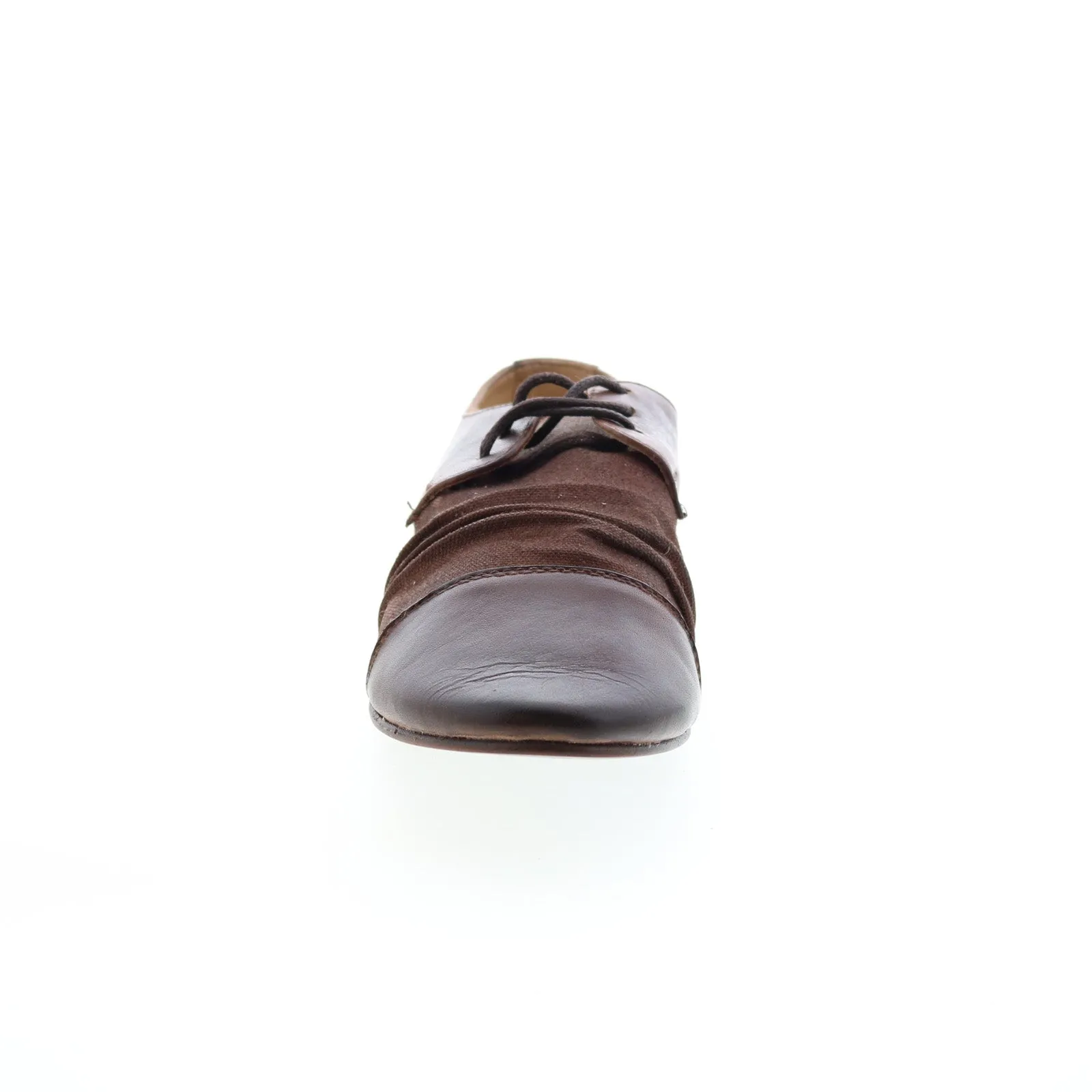 Bed Stu Rumba F301600 Womens Brown Flats Lace Up Ballet Flats Shoes