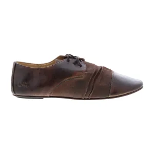 Bed Stu Rumba F301600 Womens Brown Flats Lace Up Ballet Flats Shoes