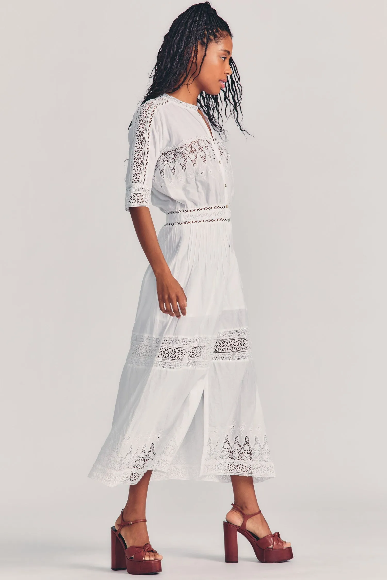 Beth Dress - White