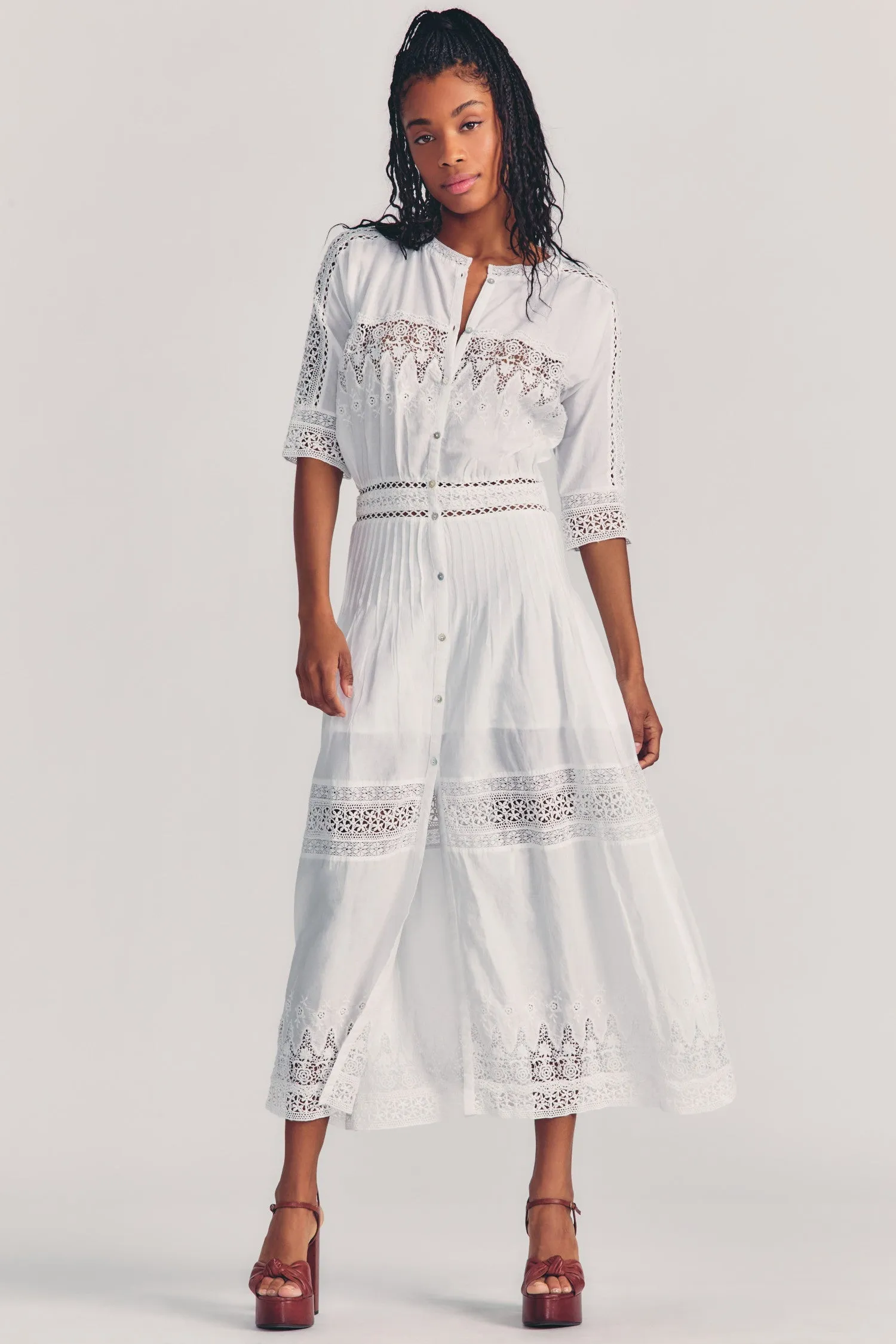 Beth Dress - White