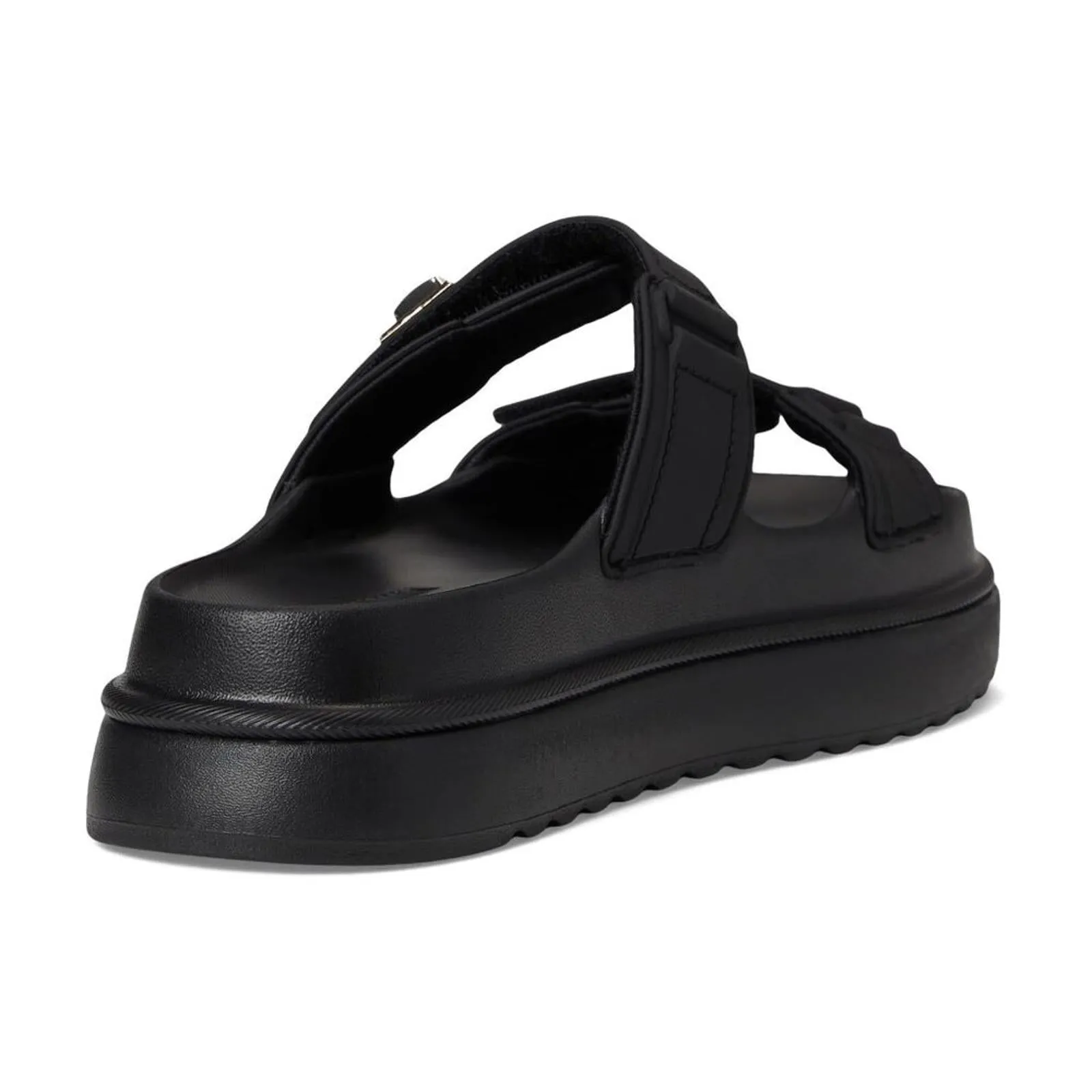 Bigschmona Black Jelly Platform Sandals