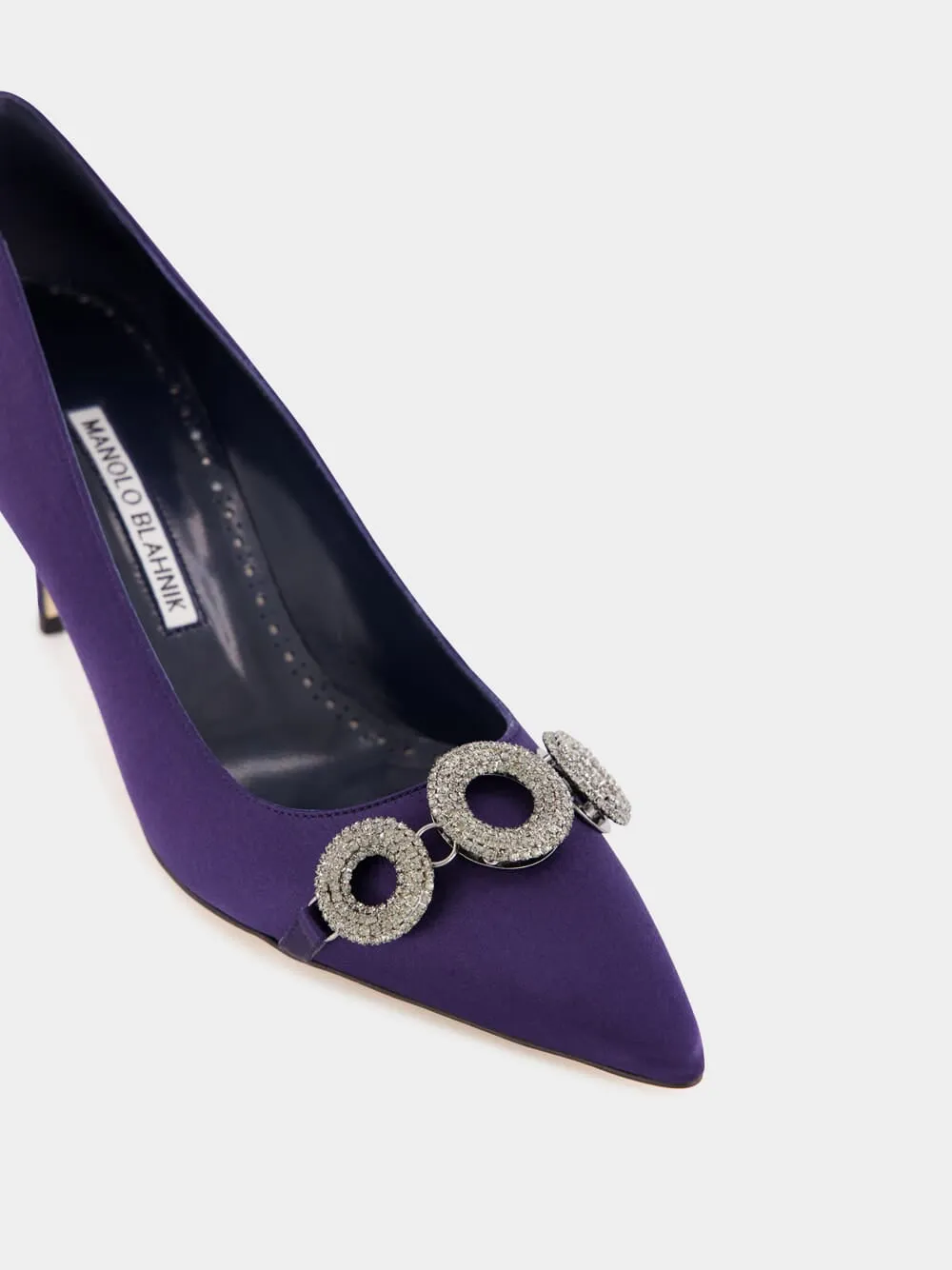 Blue Satin Isteralo 70mm Heels