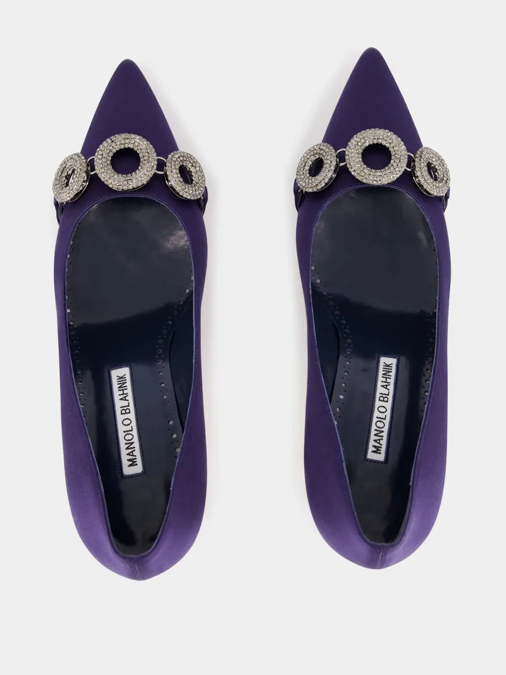 Blue Satin Isteralo 70mm Heels