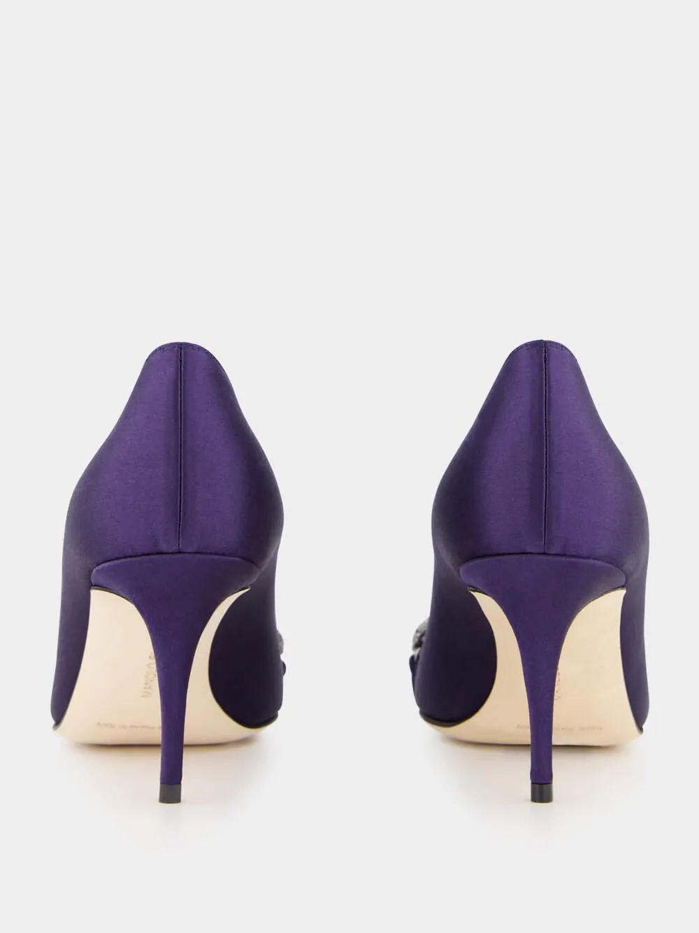 Blue Satin Isteralo 70mm Heels