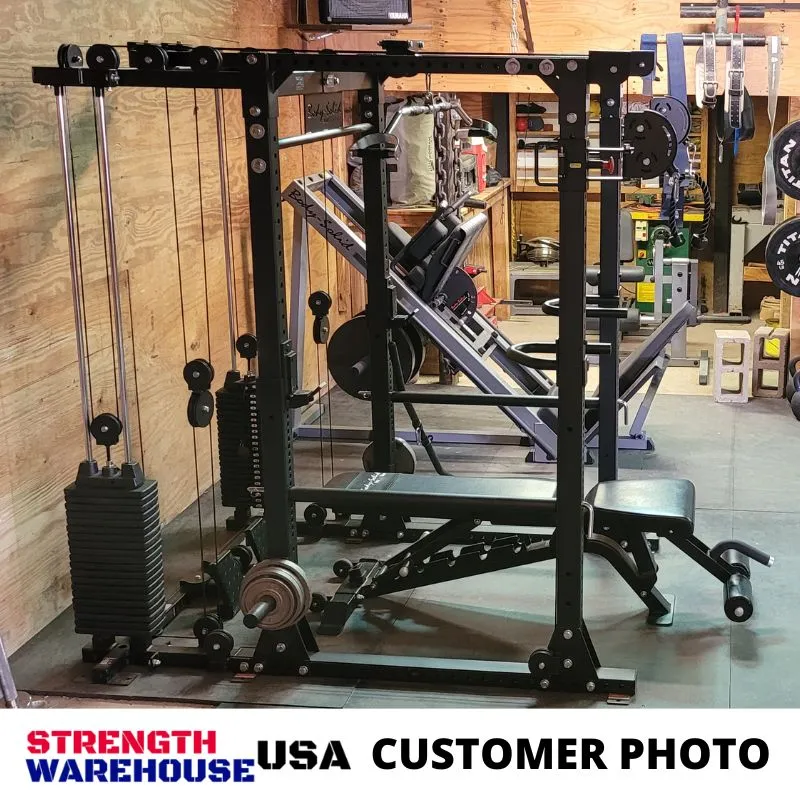 Body-Solid GPR400 Power Rack with Functional Trainer Package