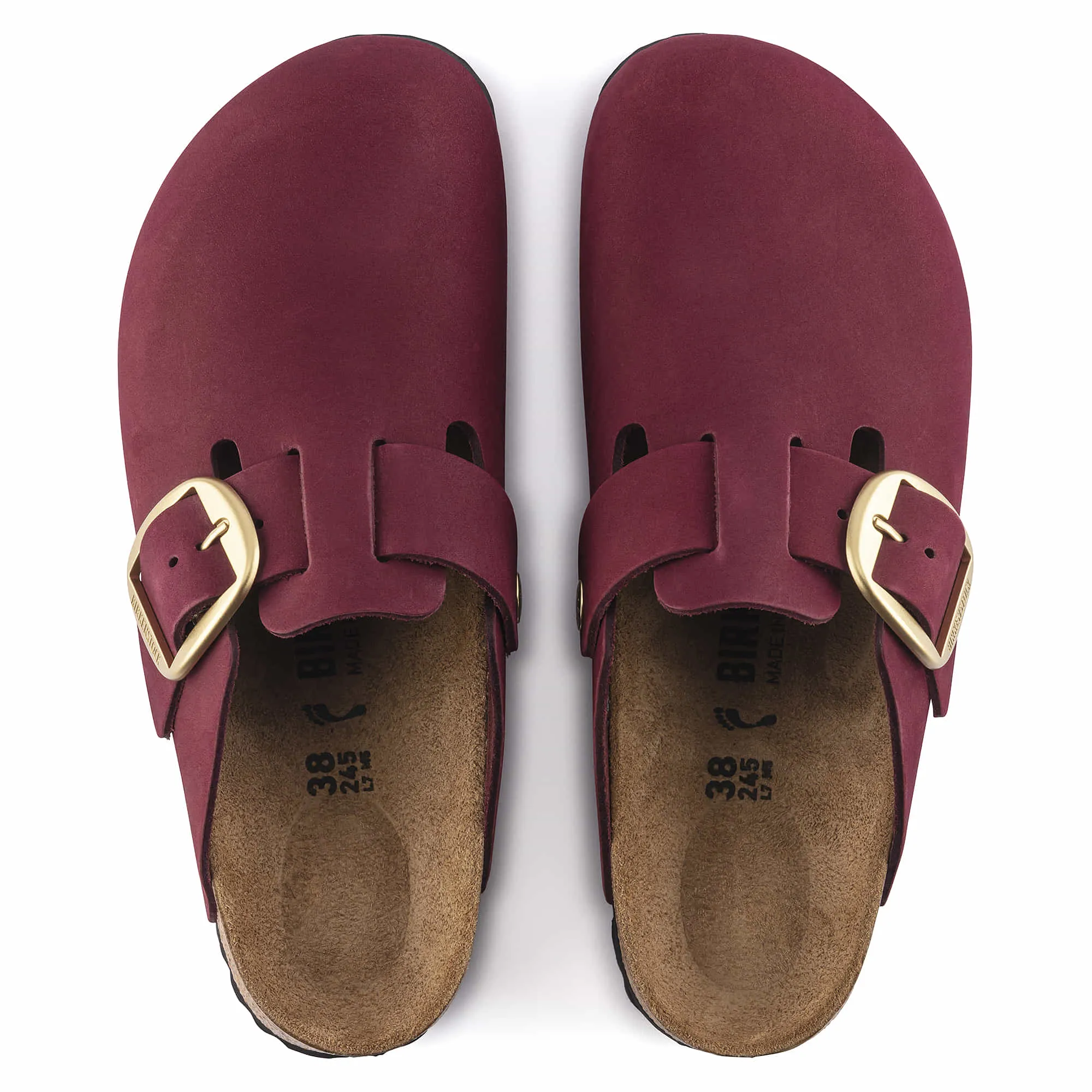 Boston Big Buckle Nubuck Leather