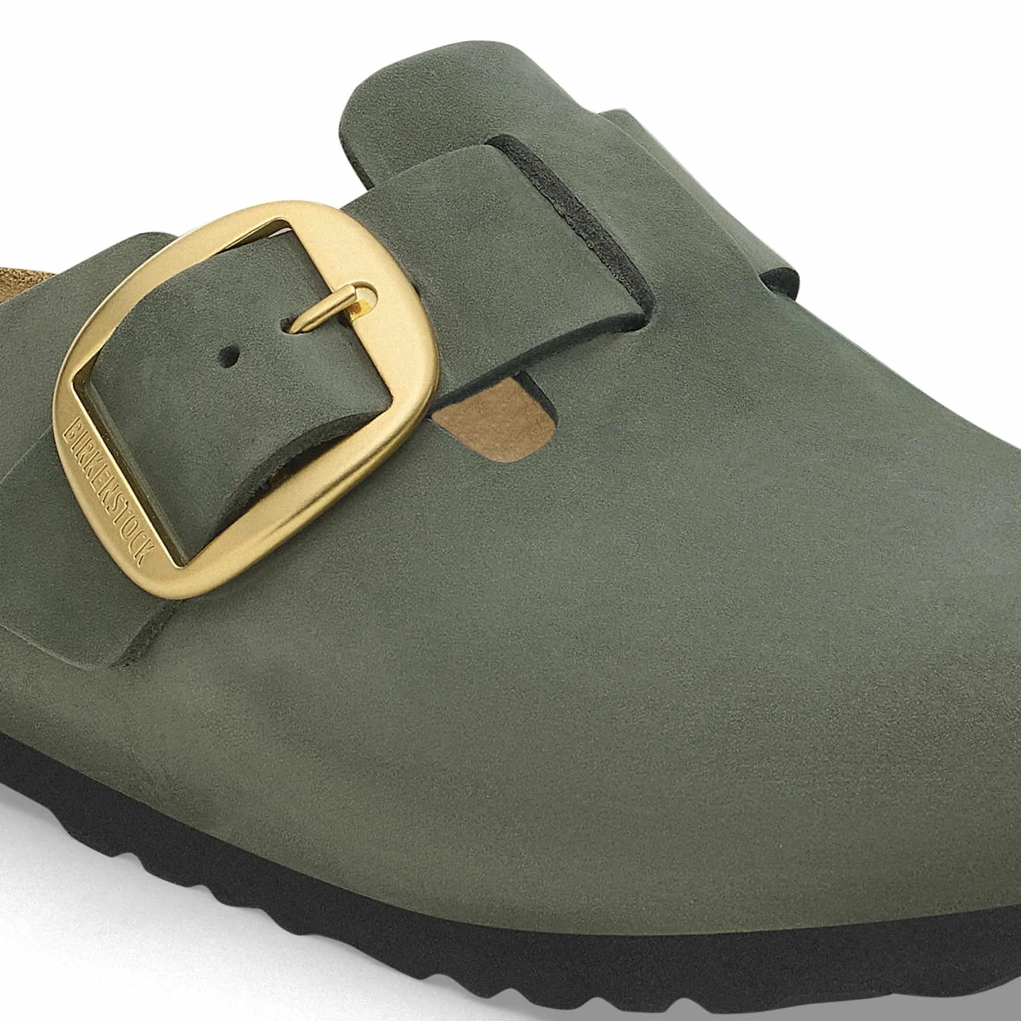 Boston Big Buckle Nubuk Leather
