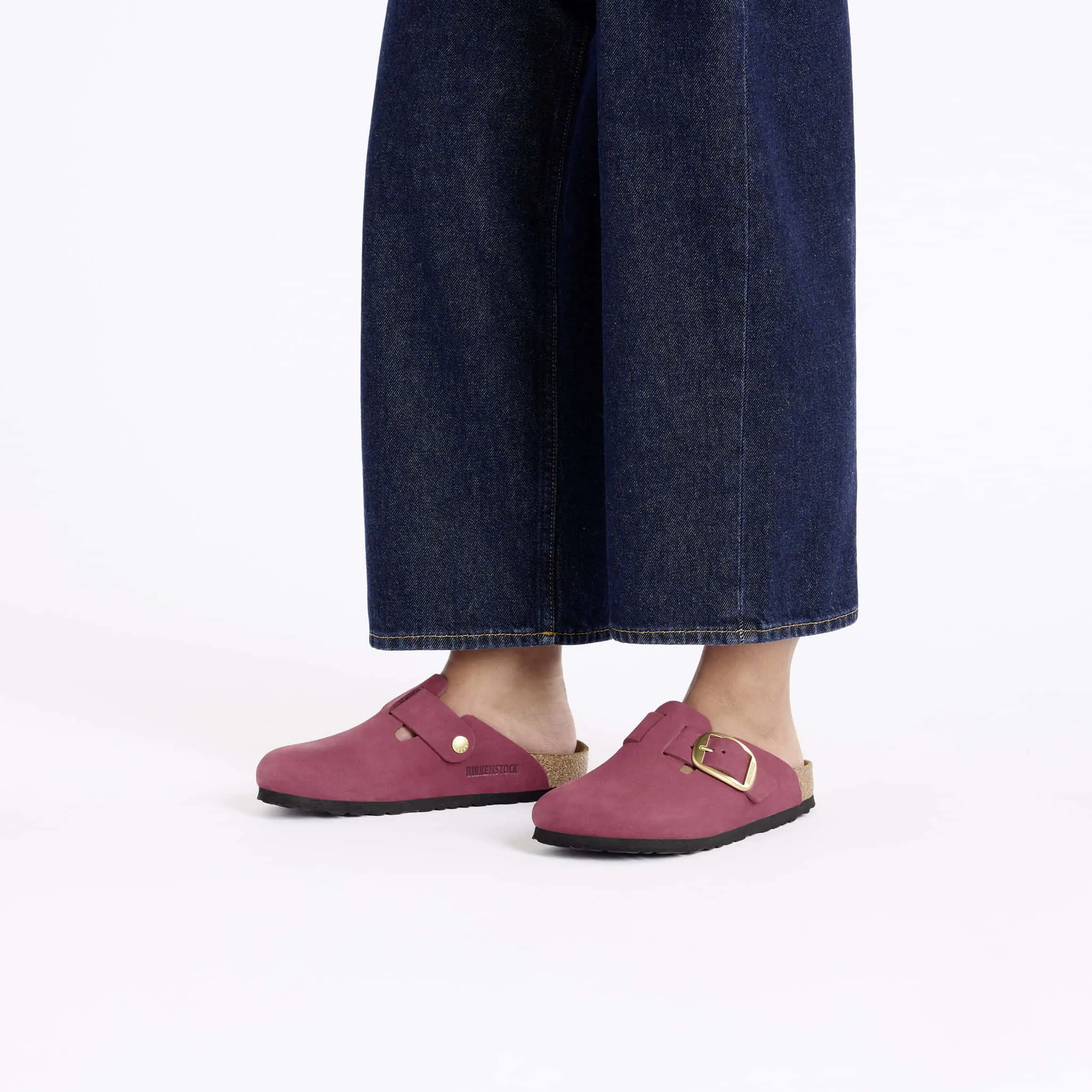 Boston Big Buckle Nubuk Leather