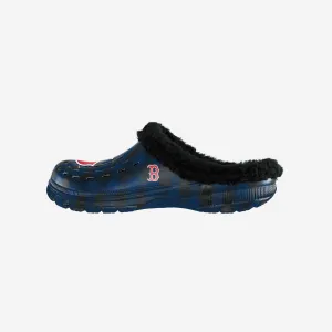 Boston Red Sox Sherpa Lined Buffalo Check Clog