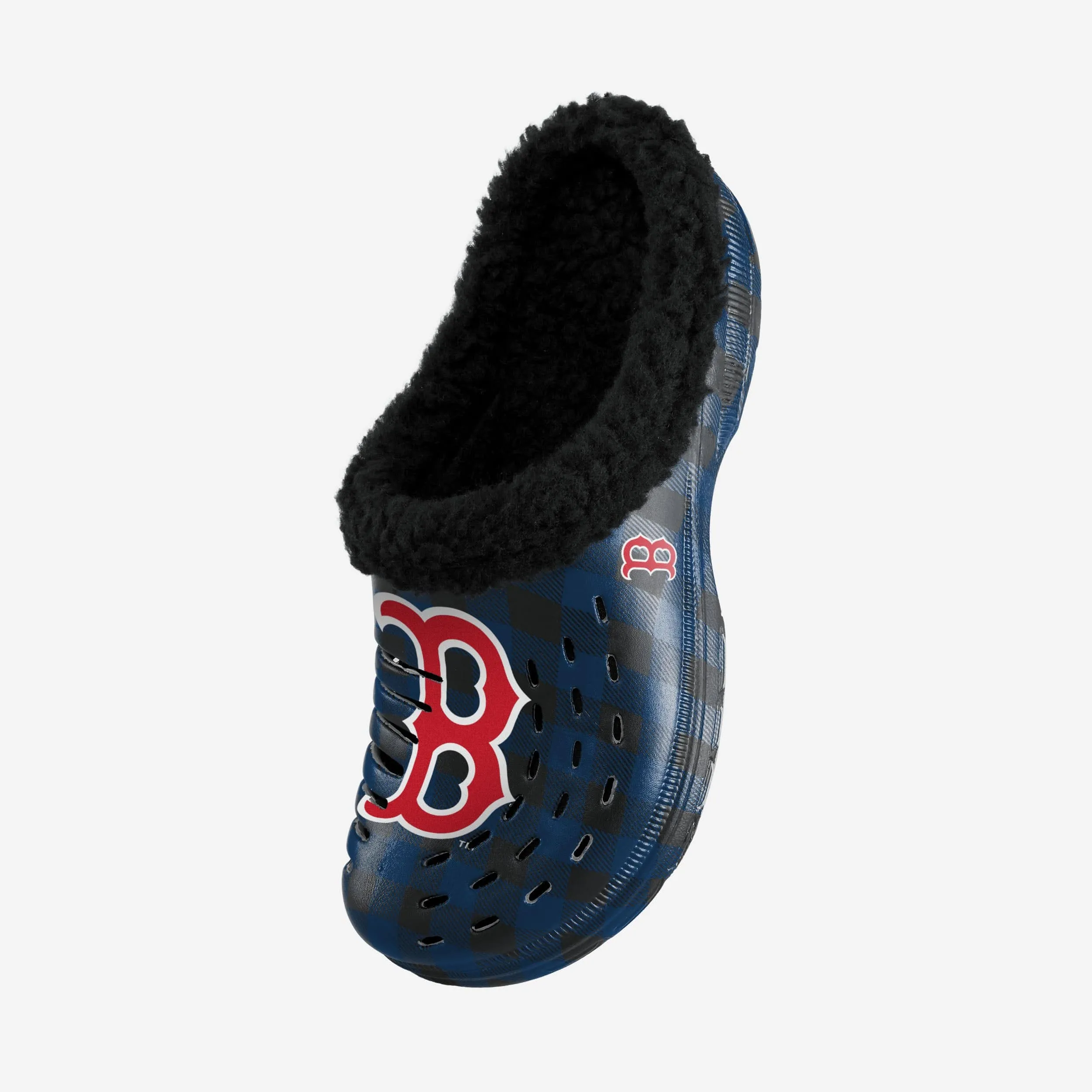 Boston Red Sox Sherpa Lined Buffalo Check Clog