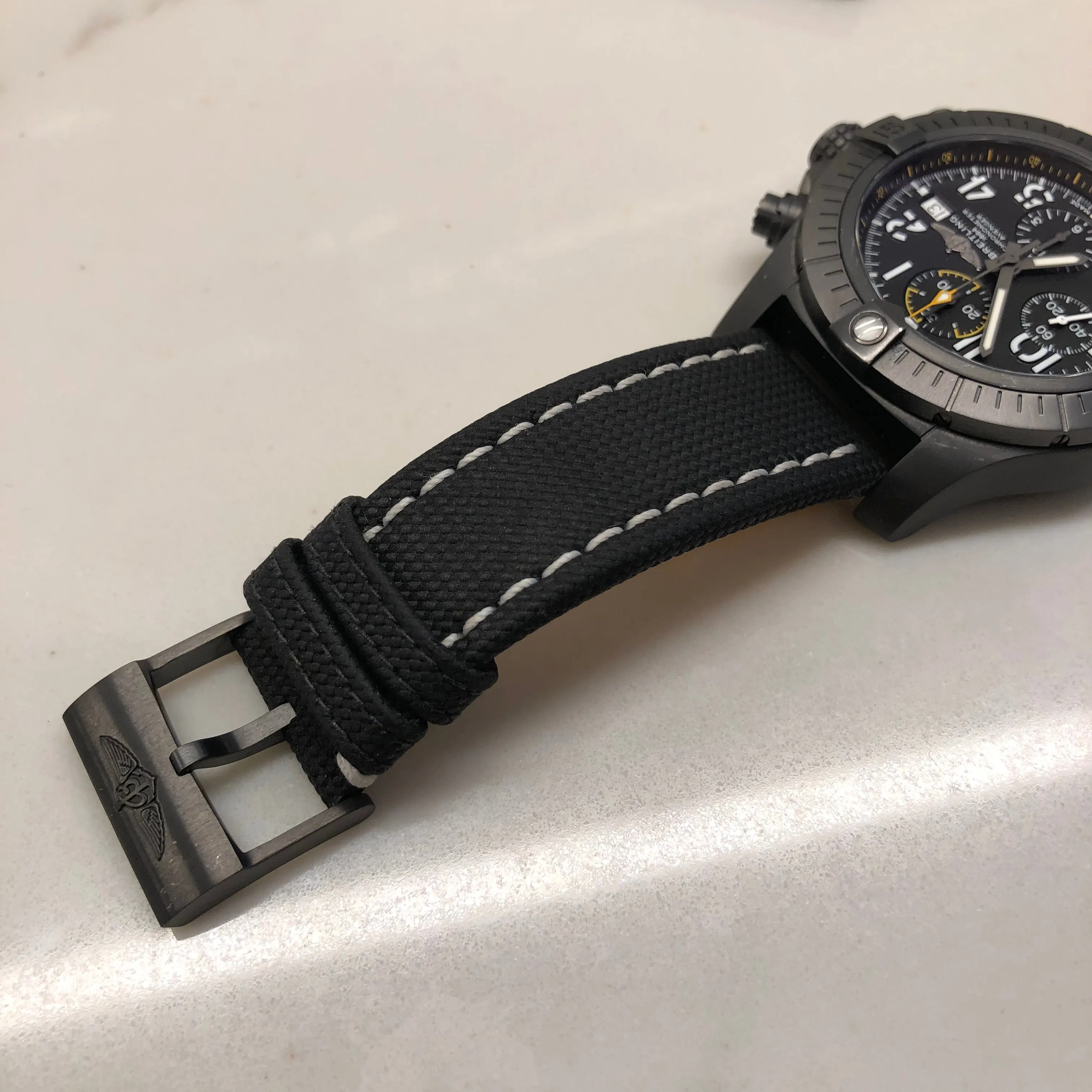 Breitling Avenger Night Mission V13317 Chronograph Automatic Chronometer Black Dial with Box and Papers