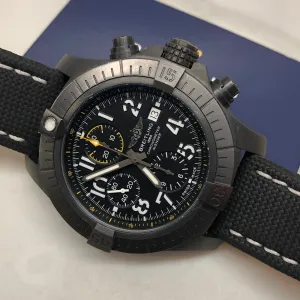 Breitling Avenger Night Mission V13317 Chronograph Automatic Chronometer Black Dial with Box and Papers