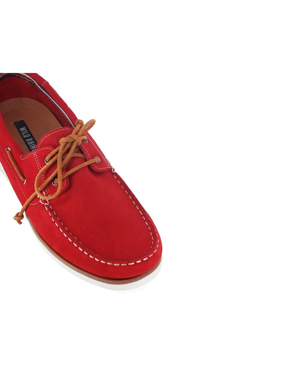 BRIGHTON Red Suede