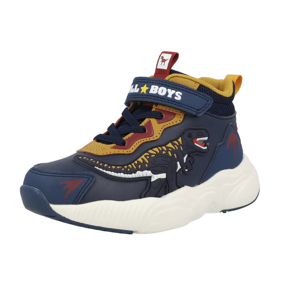 Bull Boys T-Rex Blue Light-Up Trainers