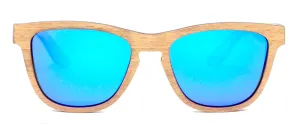 Camber Series / Maple Wood Sunglasses / Blue Polarized Lenses
