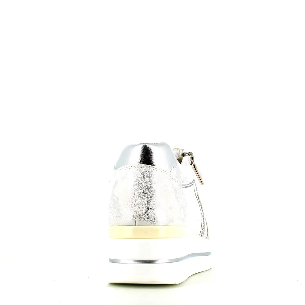 Cinders Edit Wedge Trainer Silver