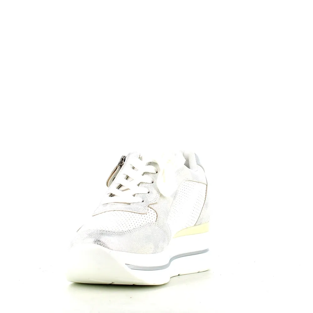 Cinders Edit Wedge Trainer Silver