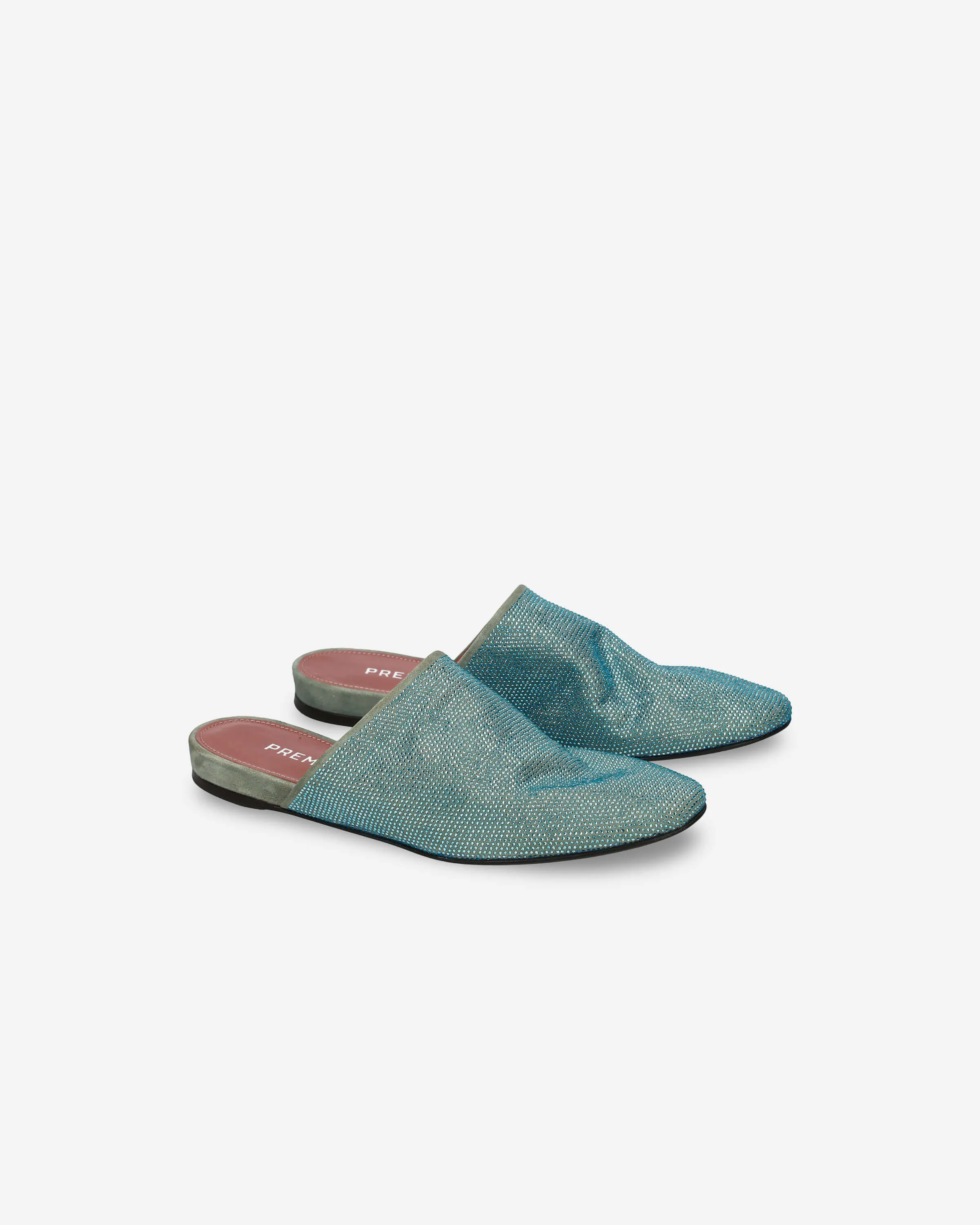 Clogs with Rhinestones and Internal Wedge M7009D