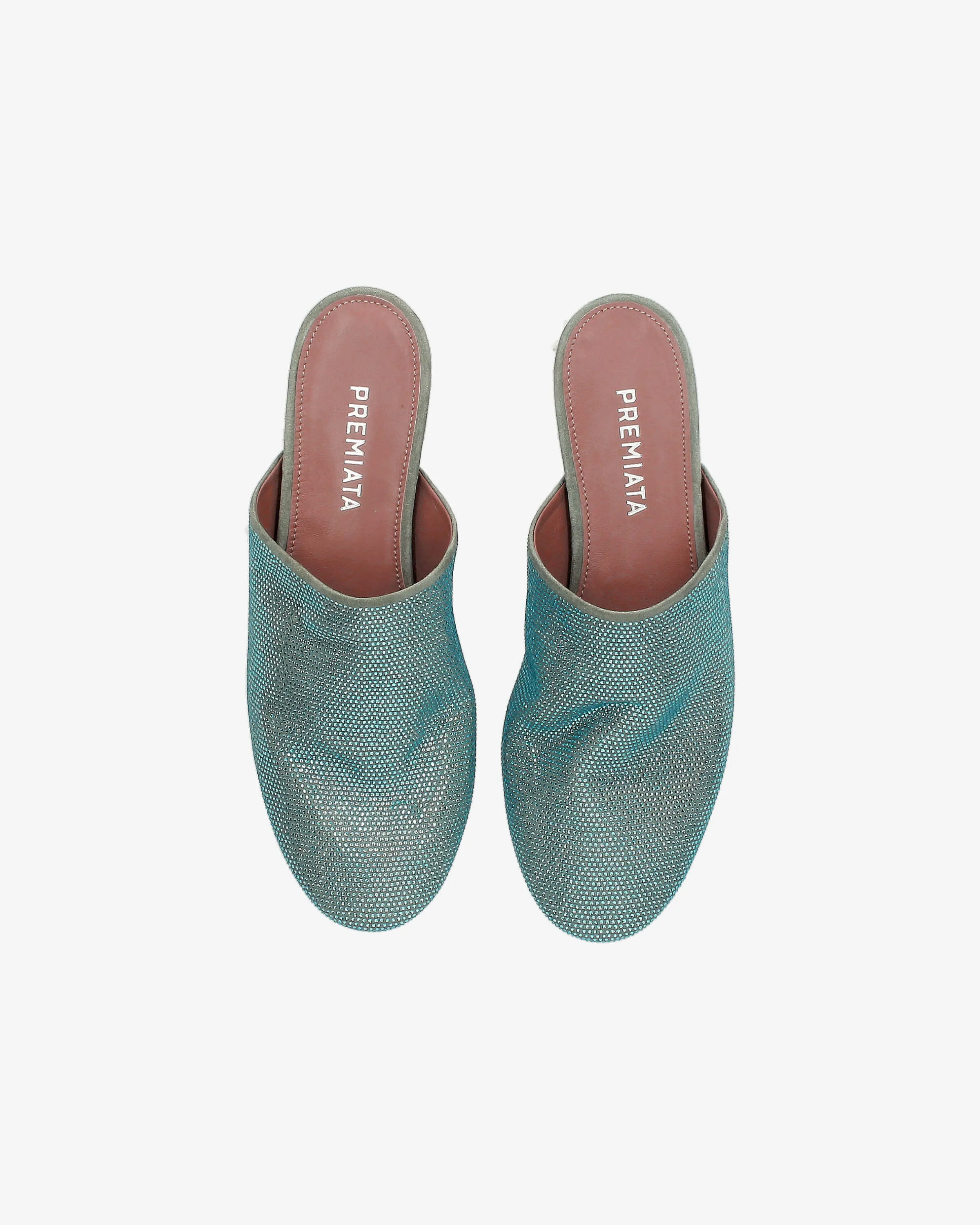 Clogs with Rhinestones and Internal Wedge M7009D