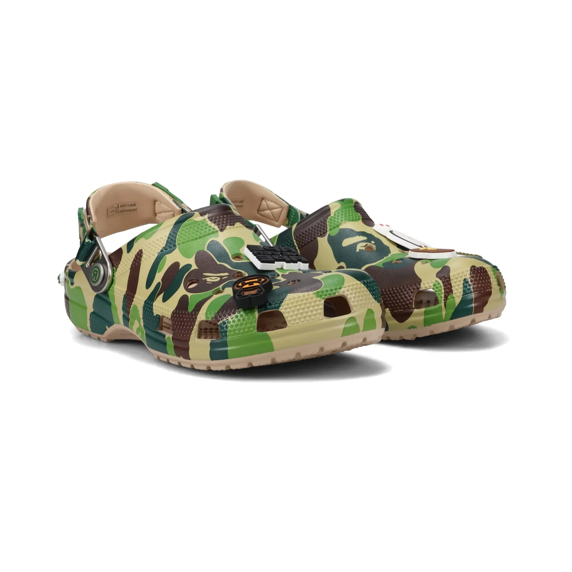 Crocs Classic Clog A Bathing Ape 'ABC Camo Green' (2025)