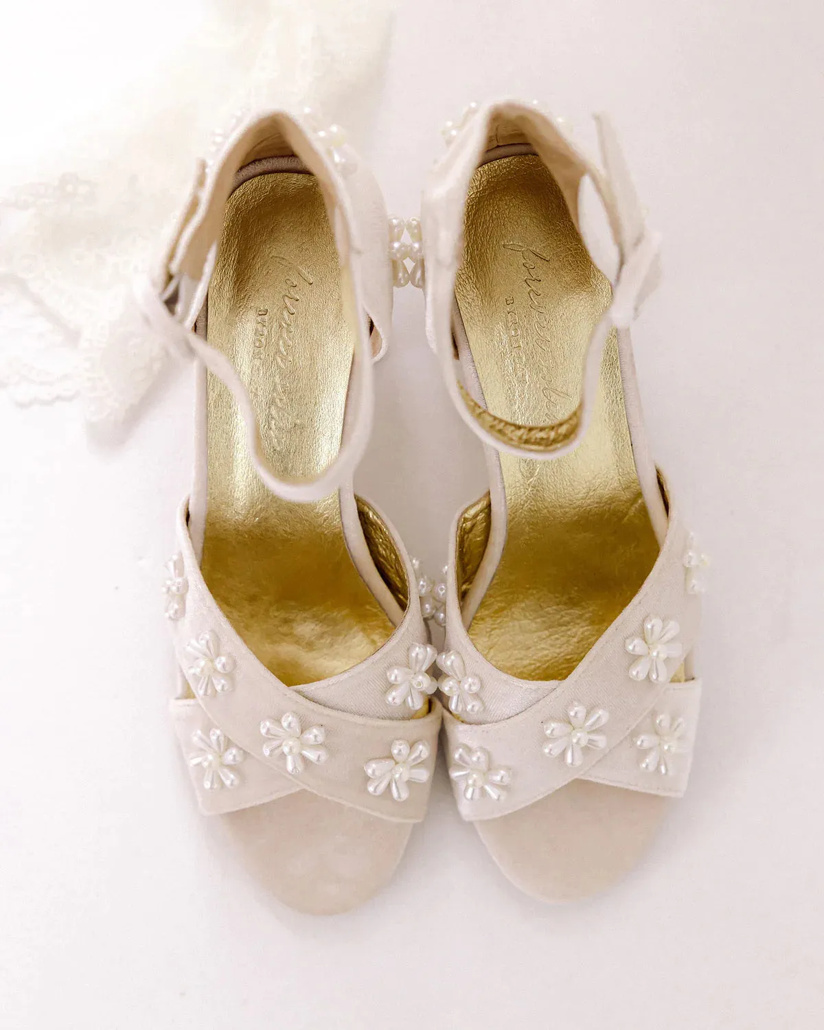 Daisy Heels - Seashell
