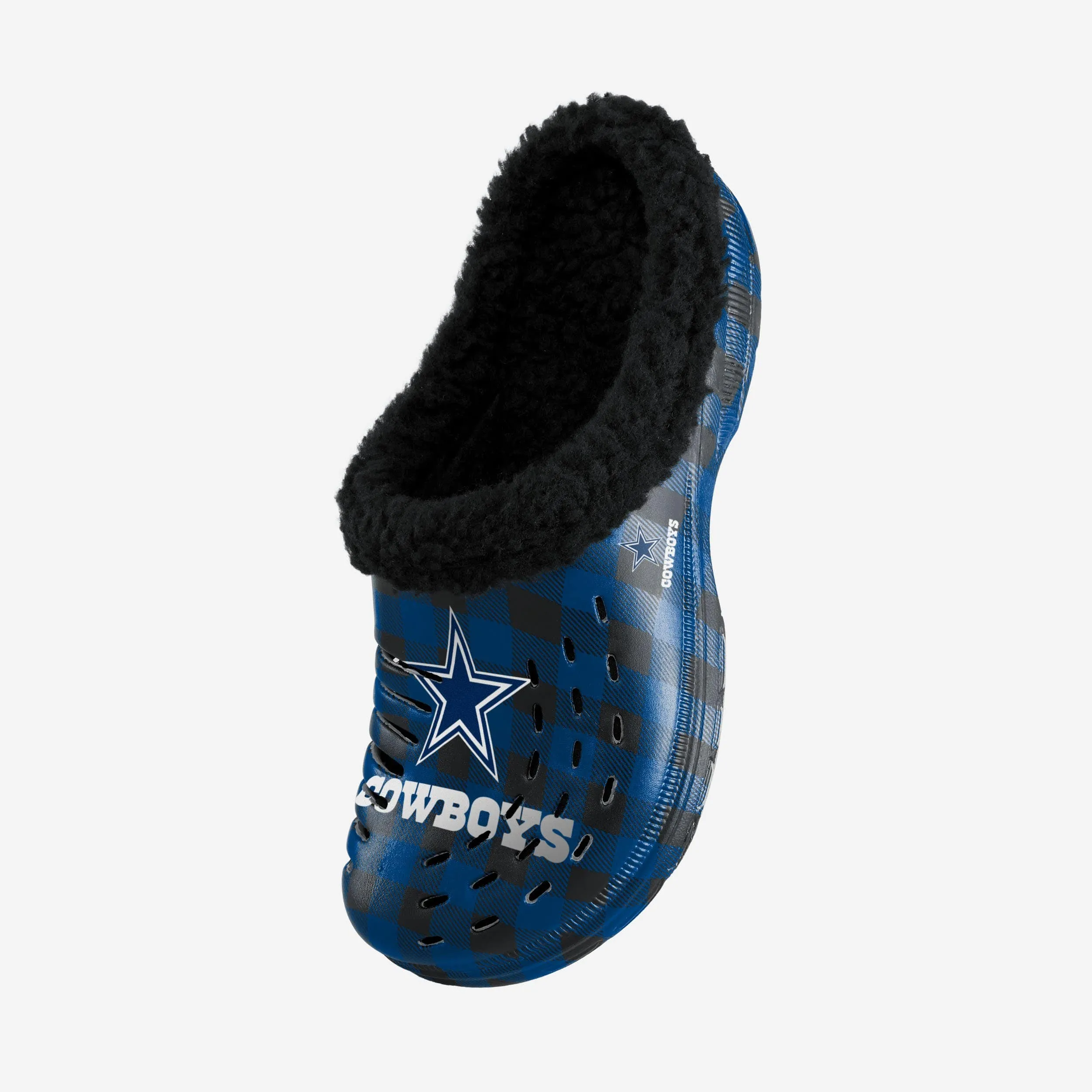 Dallas Cowboys Sherpa Lined Buffalo Check Clog