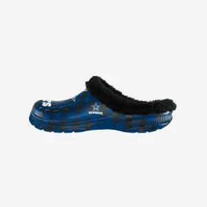 Dallas Cowboys Sherpa Lined Buffalo Check Clog