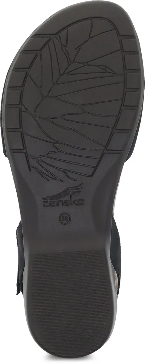 Dansko 6025105300 Women's Rowan Black Nubuck