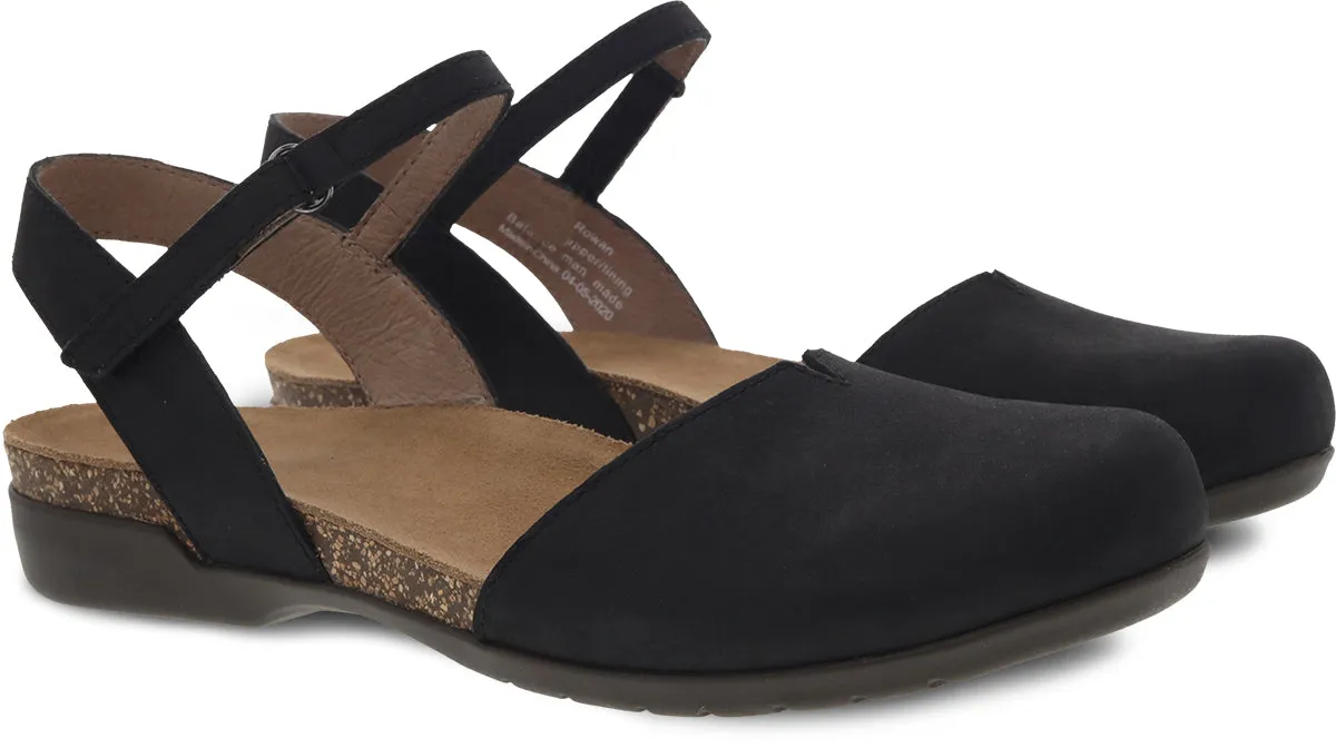 Dansko 6025105300 Women's Rowan Black Nubuck