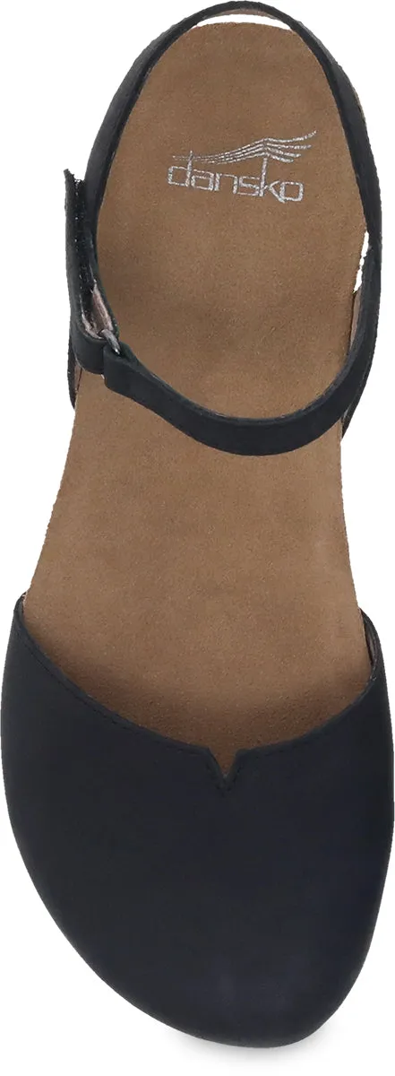 Dansko 6025105300 Women's Rowan Black Nubuck
