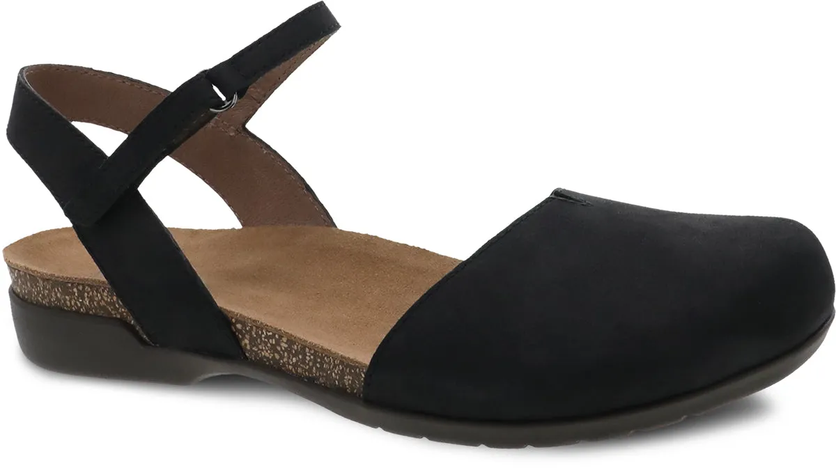 Dansko 6025105300 Women's Rowan Black Nubuck