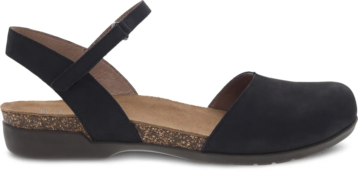 Dansko 6025105300 Women's Rowan Black Nubuck