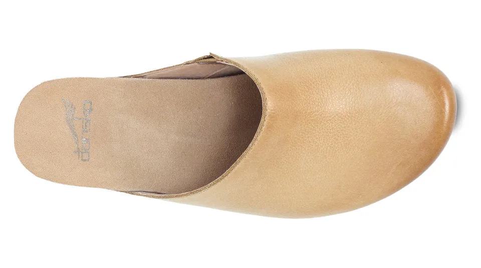Dansko Talulah Tan Milled Burnished