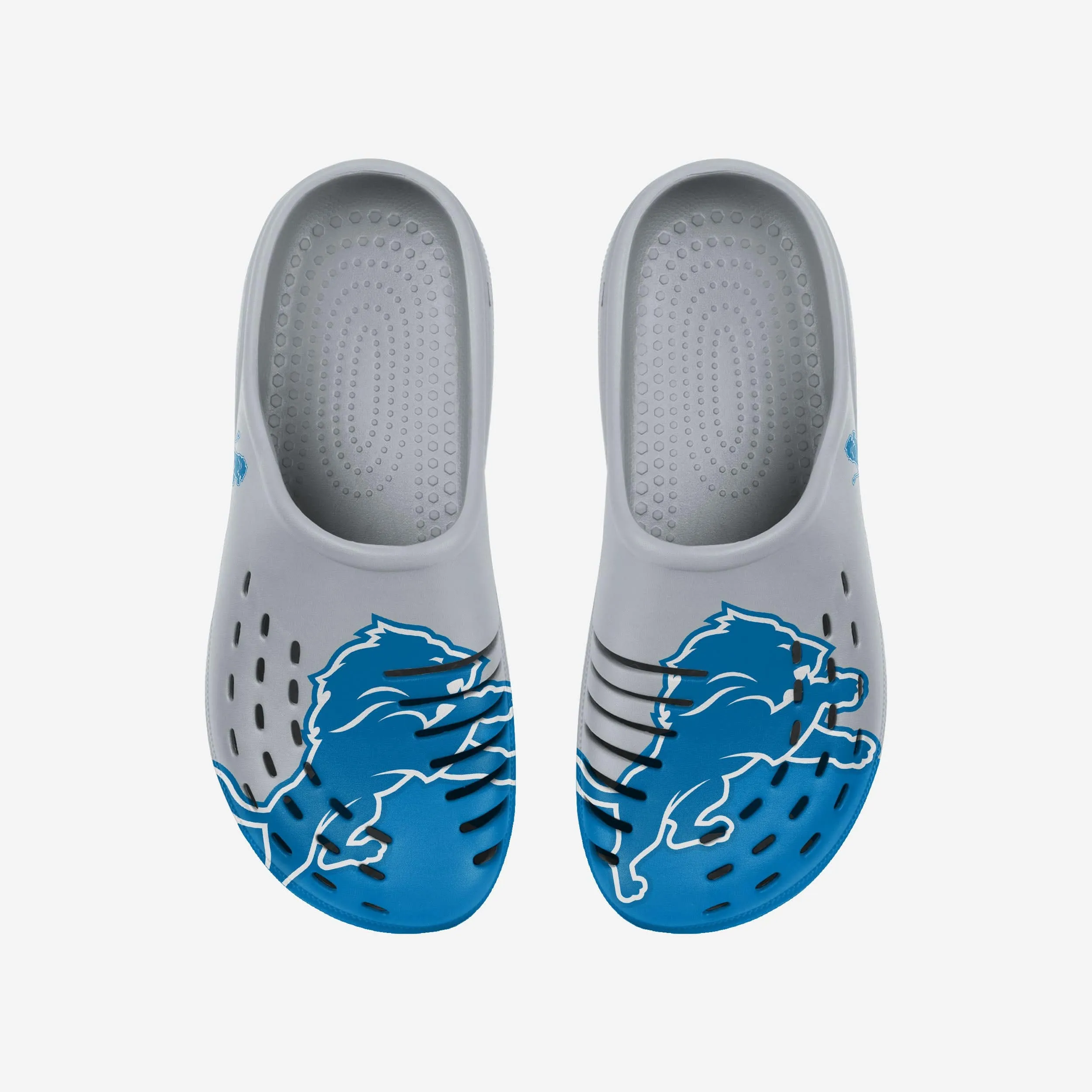Detroit Lions Colorblock Big Logo Clog
