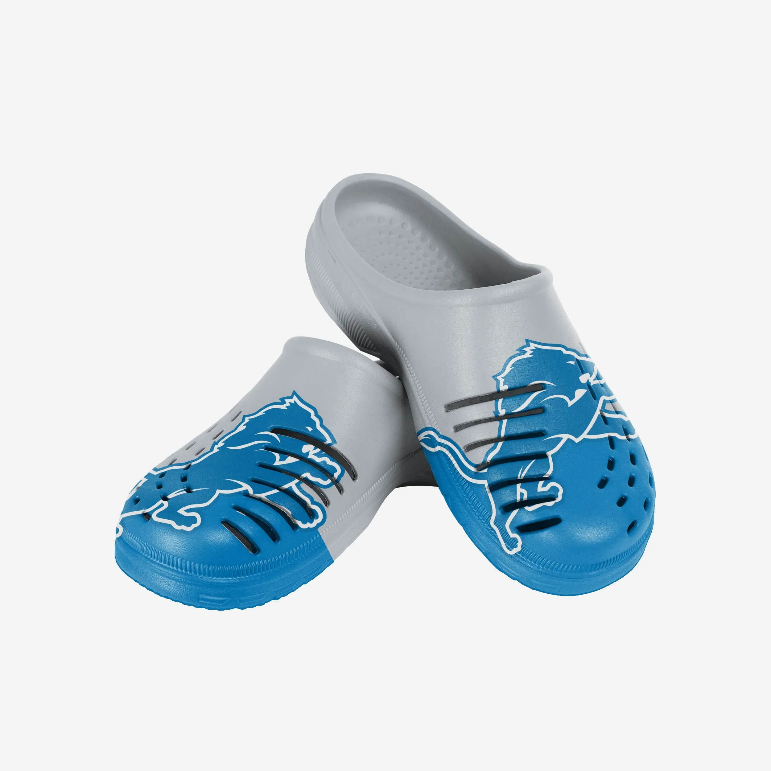 Detroit Lions Colorblock Big Logo Clog