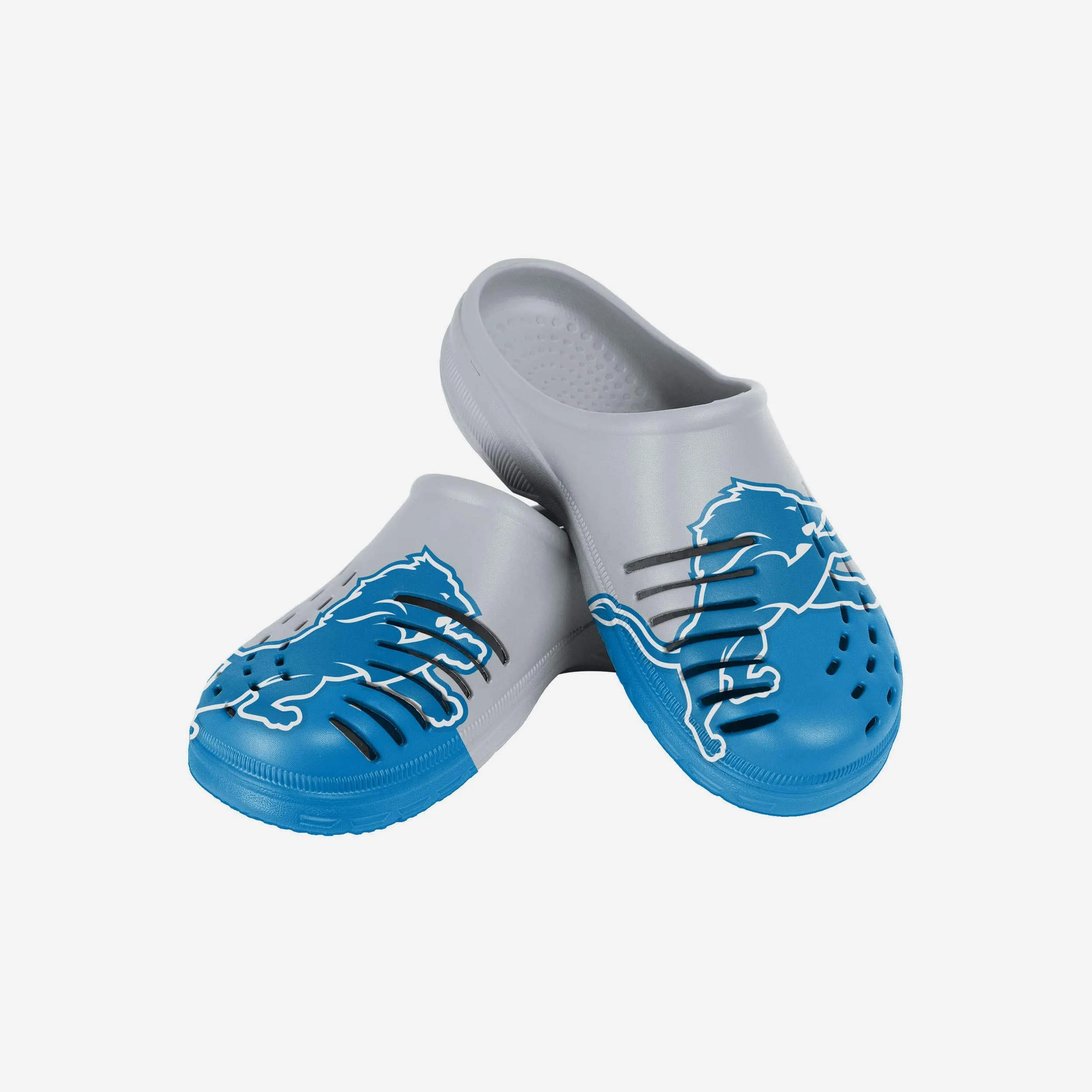 Detroit Lions Youth Colorblock Big Logo Clog